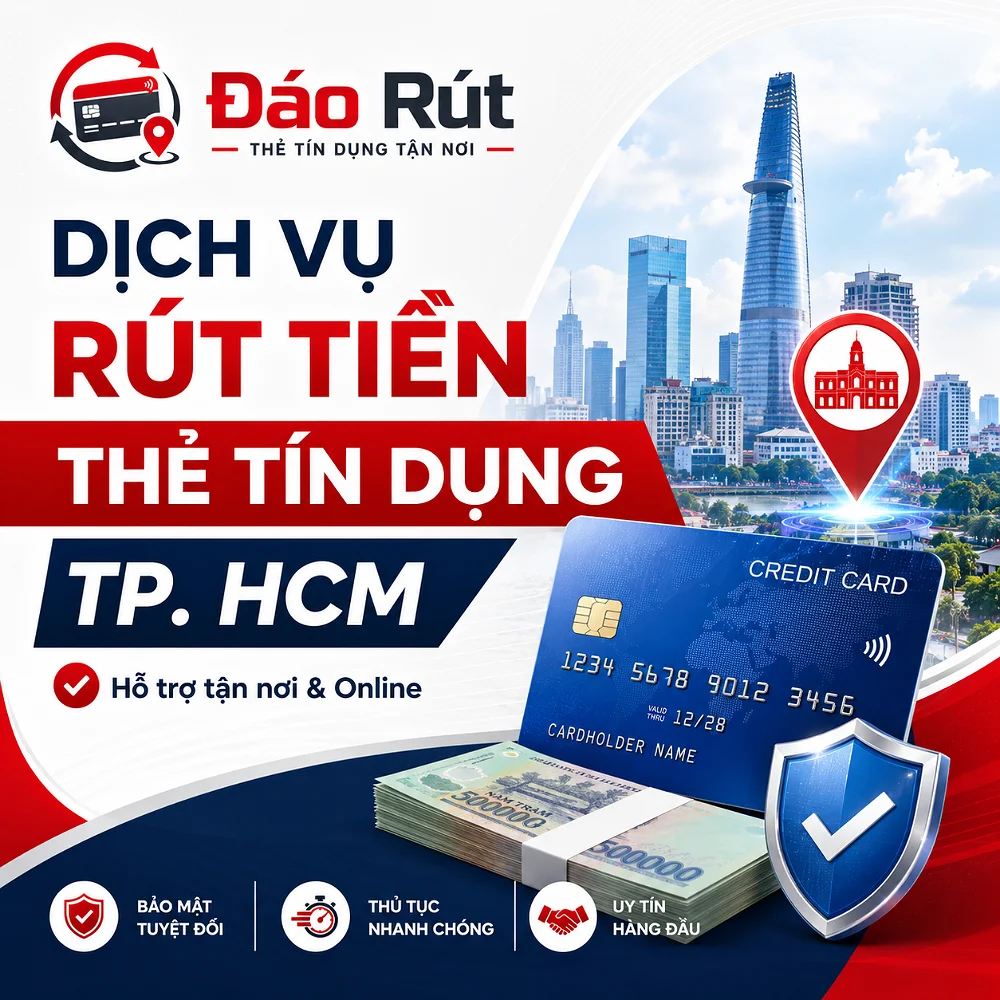Dịch Vụ Rút Tiền Thẻ Tín Dụng TP.HCM – Hỗ Trợ Tận Nơi & Online
